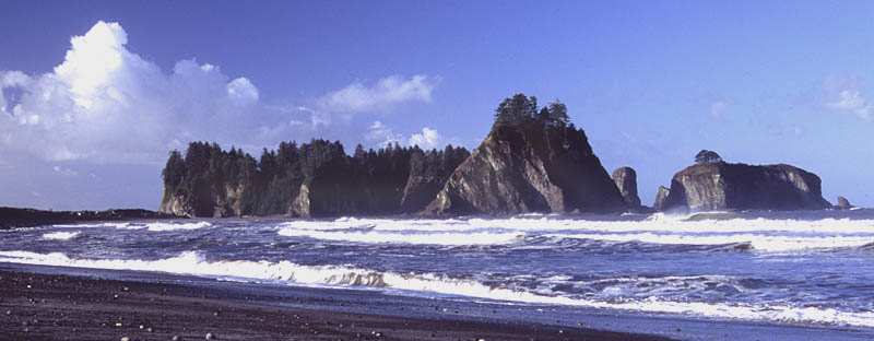 Rialto Beach in einer Regenpause